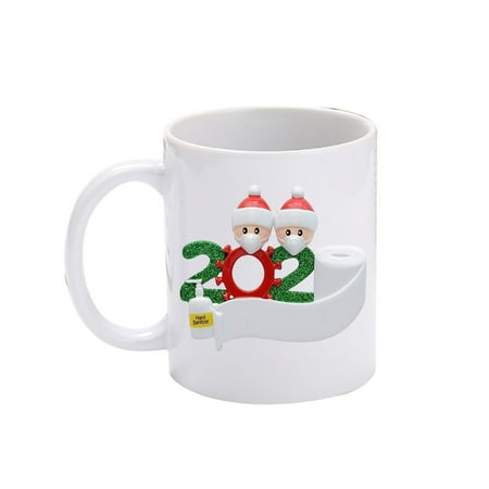 

wendunide water bottles Christmas New Pattern Ceramic Cup Mug Christmas Family Ceramic Mug