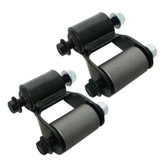 BST BSSP Pair Set 2 PCS Rear Leaf Spring Shackle Kit Rearward LR RR Compatible with 94-01 Jeep Cherokee Wagoneer 722-024 722024