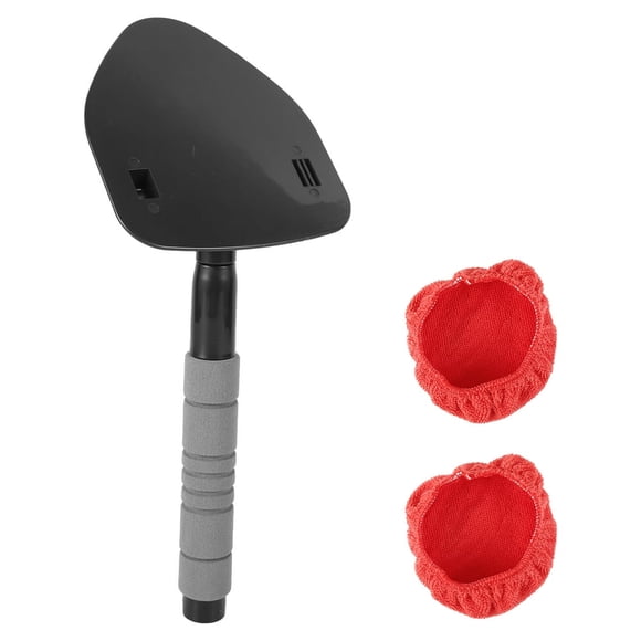 3Pcs Car Windshield Cleaning Brush Heavy-Duty Car Window Cleaner Auto Interior Cleaner Tool with Extendable Handle and Rotating Head Vehicle Glass Wiper Cleaning Kit for SUV