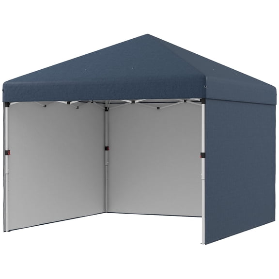 Dranite 10x10 FT Pop Up Canopy Tent with Sidewalls and Weight Bags with Carry Bag