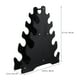 thumbnail image 2 of BESTYASH 1Ud Estante Negro Para Dumbbells Soporte Triangular Decorativo Y Estable, 2 of 7
