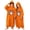 Z-Orange6, variant on CONROSES Girls Halloween Onesie Pajamas Cute Ghost Graphic Plush Hooded Pjs Hallowmas Loungewear Sets Warm Fall Winter Nightwear Sleepwear