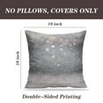 thumbnail image 4 of LALILO Throw Pillow Covers Silver And White Lights Light Silver Sparkle Dust Bling White Bright Magic Galaxy Set of 2 Square 18 x 18 Inch Pillowcase, 4 of 5