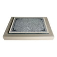 thumbnail image 1 of Amazing Rugs CHBS1120 Ambrose Exquisite Glass Serving Tray in Gift Box, Silver, 1 of 1