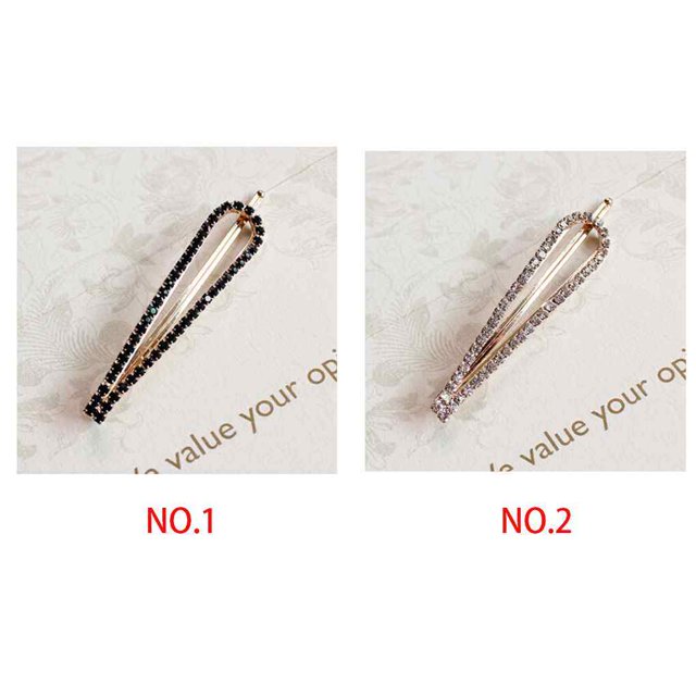 Fille Strass Barrette Femmes Cheveux Clips en Forme de U Cristal Strass Épingle à Cheveux Cristal Strass Cheveux Épingle à Cheveux Coiffure Accessoires de Cheveux