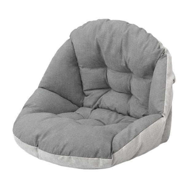 Cojín de repuesto para hamaca, silla colgante, cojín de asiento para cesta, almohadilla de asiento para el hogar, patio, oficina, sala de estar. Gris