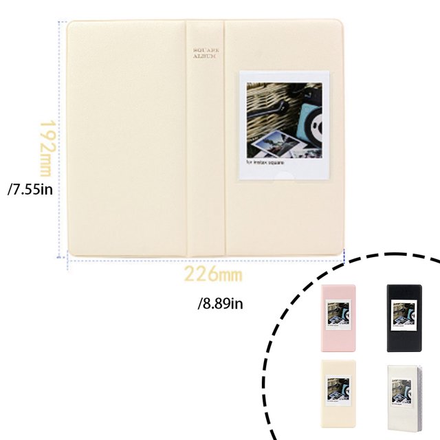 Photo Album Family Gathering Wedding Birthday Party Couples Birthday Picture Collectible Storage Book Paper Receipt Documents Credit Card Holder Pink