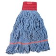 thumbnail image 1 of Cotton & Synthetic Loop End Wet Mop with Tailband Cotton, Blue, 1 of 1