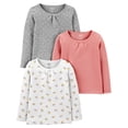 thumbnail image 1 of Camisas Simple Joys de Carter's Girls de manga larga, 18 meses x, 1 of 5