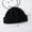 Black, variant on Worn Knit Knit Knit Cap, Yuppie Melon Skin Cap For Women In Autumn And Winter, Winter Cold Cap For Men