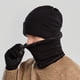 thumbnail image 5 of Gorro De Punto De Invierno, Conjunto De Bufanda, Gorro, Bufanda, Orejeras, Forro Polar, Gorros De Esquí, Gorro Térmico A Prueba De Viento, Calentador De Cuello Para Mujeres, Hombres, Esquí, Ciclismo Eigraketly AP007912-02, 5 of 6