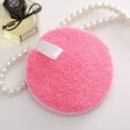 thumbnail image 1 of Nvzi Almohadillas desmaquillantes reutilizables - 10 piezas de paños desmaquillantes reutilizables - Almohadillas faciales reutilizables, borrador de maquillaje para todo tipo de piel, rosa, A02, 1 of 4