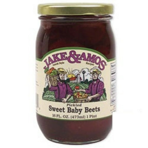 Jake & Amos Pickled Sweet Baby KKS1 Beets (16oz)