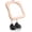 Beige, variant on Makeup Mirror with Stand Mini Cute Table Desk Counter top Magnifying Mirror, Tabletop Mirror for Bedroom or Dorm Room