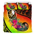 thumbnail image 4 of Yap Bedding Set - Polynesian Hook And Hibiscus (Raggae), 4 of 6
