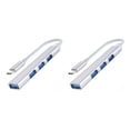 thumbnail image 3 of Docking Station USB Hub Tholdsy USB3.0 USB2.0 5Gbps LED de alta velocidad Plata Tipo-C 2piezas, 3 of 6