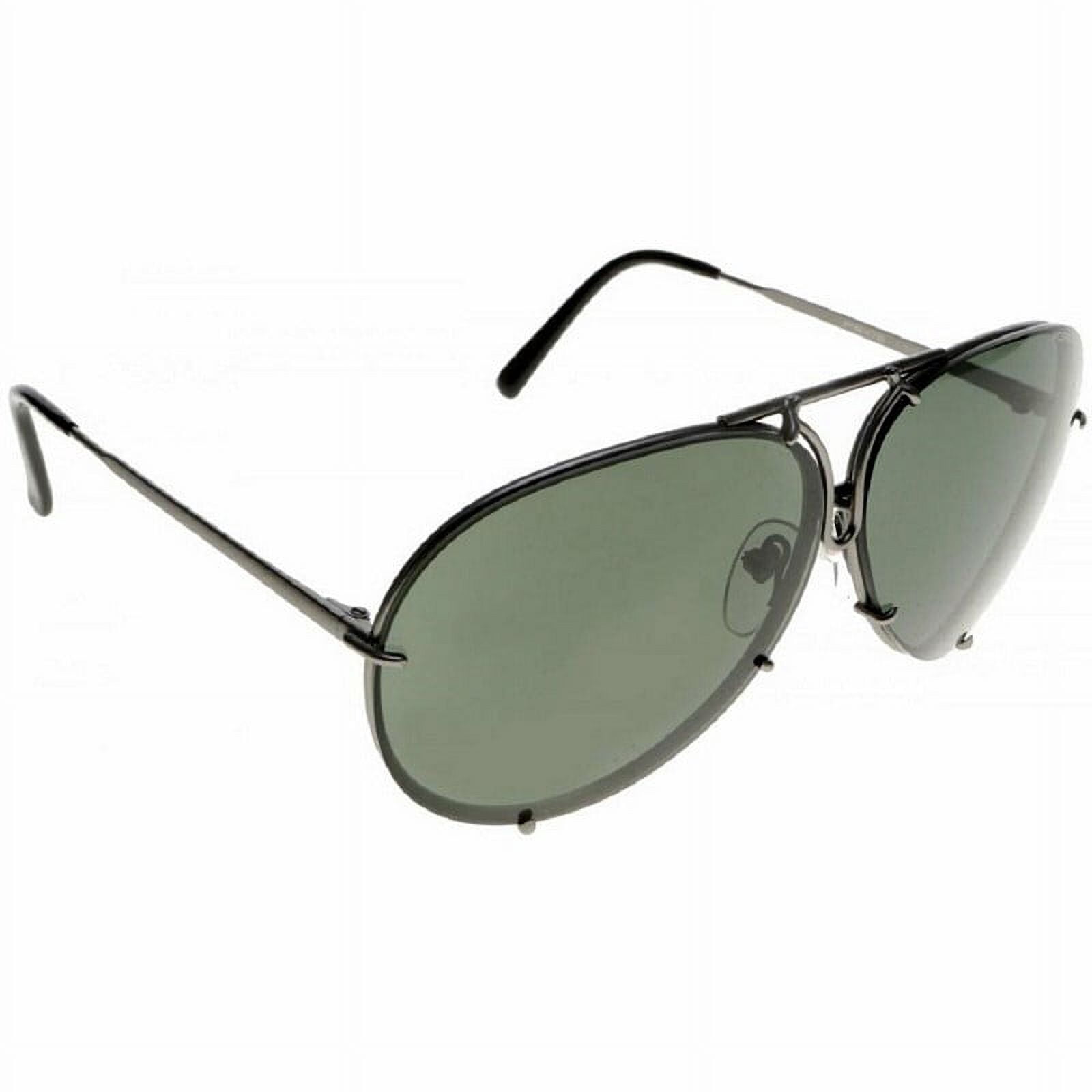 PORSCHE P 8478 C Sunglasses Matte Grey Frame Green Lenses 69mm