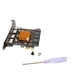 thumbnail image 1 of Tarjeta de expansión PCIE a USB 3.0 4 puertos PCIE a USB 3.0 compatible con versiones anteriores Tarjeta de expansión USB 3.0 estable y segura para PC, 1 of 10