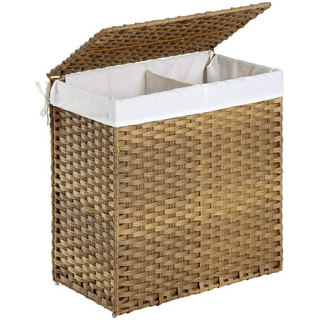laundry hamper with lid and removable bag