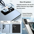 thumbnail image 4 of Cowithday for Samsung Galaxy s22 Ultra 5G Case 2022 [Military Drop Protection] Metal Aluminum Camera Cover Matte Hard PC Back/Soft TPU Bumper Shockproof Case for Galaxy s22 Ultra 6.8" 2022, Black, 4 of 8