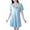 Women pajamas Sky Blue, variant on Mom Pajamas for Women Plus,Sriper Womens Summer Pajamas,Long Sleeve V Neck Comfy Dresses,Loungewear Sleepwear,Pijama Para Mujer,Wine L