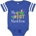 thumbnail image 3 of Inktastic My 1st Mardi Gras with Mask Boys or Girls Baby Bodysuit, 3 of 5