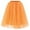 A-Orange76, variant on Bibifish Womens Skirts Tulle Skirts Knee Length Skirts Solid Color Elastic Waisted Stylish Adult Tutu Dancing Skirts For Ladies