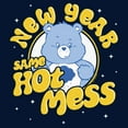 thumbnail image 2 of Men's Care Bears Grumpy Bear New Year Same Hot Mess  Long Sleeve Shirt, 2 of 4