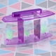 thumbnail image 5 of Mini acuario autolimpiable de escritorio, ecológico, cuadrado, para peces dorados, ideal para el cultivo de plántulas en casa o en tienda (morado), 5 of 5