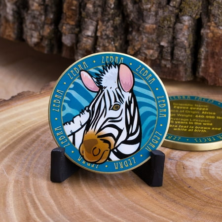 - Zebra Wildlife Challenge Coin
