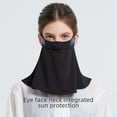 thumbnail image 2 of Máscara de protección solar para conducir en verano, chal protector para el cuello, sombrilla, protección UV, a prueba de polvo, transpirable, máscara de seda helada, 2 of 4