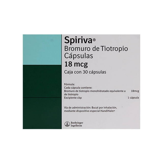 Spiriva 30 cápsulas de 18 mcg c/u