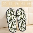 thumbnail image 2 of Slippers for Women, halloween spooky cute Womens Slippers Fuzzy Winter House Shoes, Soft Anti-Skid Slippers Indoor and Outdoor, 2 of 7