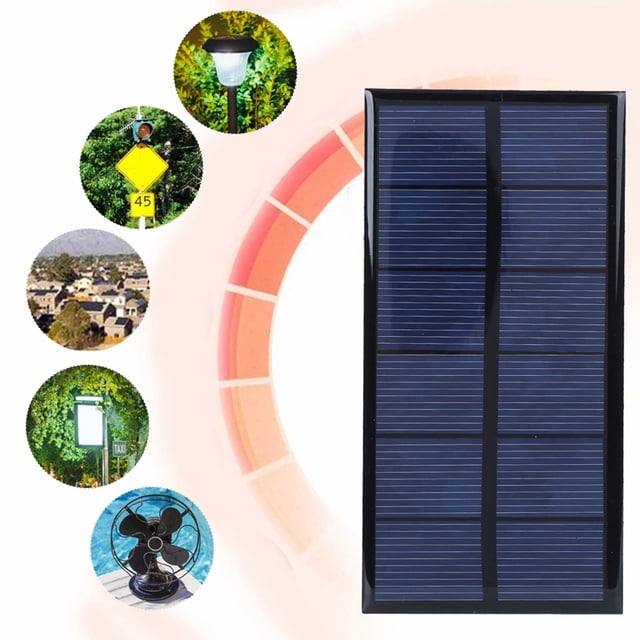 Panel Solar Al Aire Libre, Liviano 3V Long Service Life Panel de Células Solares, Mini Tamado de Árbol Solar para la Luz del Jardín Solar