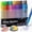 32 colors, variant on JusArt 32 Colors Glitter Markers, Glitter Paint Pens Sparkly and Shiny for DIY Card Making, Coloring, Scrapbooking,Wood, Stone, Fabric, Rock - 0.7mm Extra Fine Acrylic Paint Markers