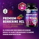 thumbnail image 3 of Suplemento Nature's Nutrition Berberine HCL 1200 mg 60 cápsulas, 3 of 8