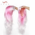 thumbnail image 4 of SEGO Fashion Ombre Long Curly Wave Hair Wigs Heat Resistant Straight Synthetic Hair Wigs For Women, 4 of 6
