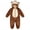 C35 Coffee, variant on CONZONE Halloween Toddler Boys Animal Onesie Long Sleeve Zip Up Hooded Jumpsuit for Kids Fall Winter Spooky Season Romper