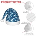 thumbnail image 4 of Balery Sea Water Wave Pattern Santa Hat Christmas Hat Funny Christmas Hat Christmas Knitted Beanie Hat For Kids, 4 of 6