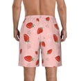thumbnail image 3 of Naloa Strawberry Men's Beach Shorts, Surfing shorts, Swim trunks, Quick Dry Swim Trunks for Surfing Beach Fun - XX-Large, 3 of 9