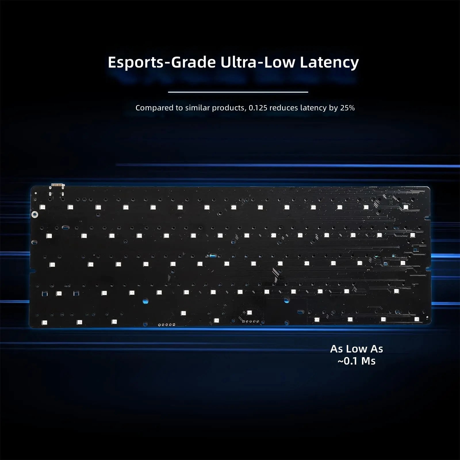 Mechanical Keyboard Set Magnet Switches Sound Dampening Quiet Typing Full Sst