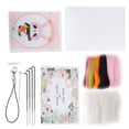 thumbnail image 4 of Kit de fieltro de aguja, suministros de fieltro de lana, muñeco de juguete de peluche de Animal, material de fabricación DIY, 125 # conejo, 4 of 5