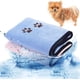 thumbnail image 5 of Paquete de 2 toallas de baño para mascotas de secado rápido (azul y rosa, 50 cm x 90 cm), toallas de microfibra para mascotas - Toallas absorbentes para perros - Toallas de secado rápido para perros y, 5 of 5