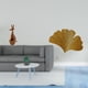 thumbnail image 2 of Estatua Animal Figura Artesanía Esculturas Hierro Forjado Hojas de Ginkgo Arte de Pared Escultura Colgante Decoración Material de Madera Diseño Creati, 2 of 8