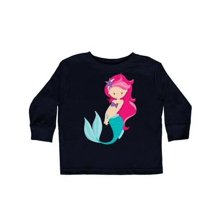 

Inktastic Mermaid Gift Toddler Toddler Girl Long Sleeve T-Shirt
