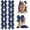 Navy blue, variant on 12 Pack 8 Large Navy Blue Cheer Bows for Girls – Satin Hair Bows with Elastic Bands for Cheerleading, Sports, School & Daily Wear