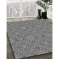 thumbnail image 3 of Ahgly Company Machine Washable Indoor Round Transitional Ash Gray Area Rugs, 7' Round, 3 of 7