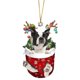 thumbnail image 5 of Colgante de perro navideño acrílico para espejo retrovisor de coche, decoración DIY, CALIENTE% W0X9, 5 of 7