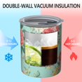 thumbnail image 2 of 12oz Coffee Tumblers Pioneer Flower Stainless Steel Vacuum Insulated Travel Tumbler Coffee Cups Mug with Lid and Straw with Cleaning Brush for Cold & Hot Drinks, 2 of 5