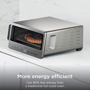 Ninja Flip Toaster Oven & Air Fryer, 8-in-1 Functionality, Storage Space, Air Fry Basket, Sheet Pan, Wire Rack & Removable Crumb Tray, SP151 Stainless